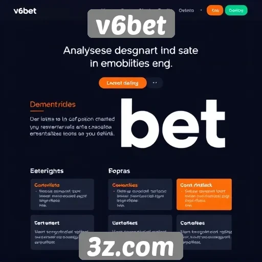 Avaliação do design e usabilidade do site v6bet