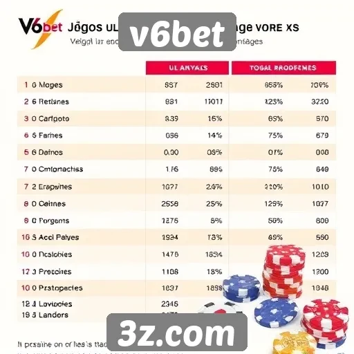 V6bet analisa tendências de jogos online