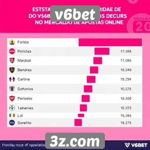 Estatísticas de popularidade do v6bet entre apostadores